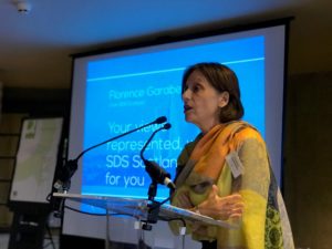 Florence Garabadien, SDSS Chair, Speaking