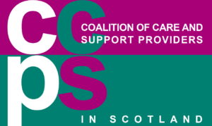 CCPS Logo pink and green rectangle with CCPS in large font