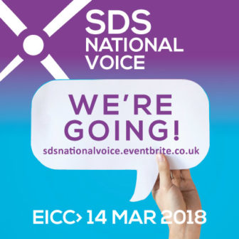 SDS National Voice 2018: Further Programme announcements!