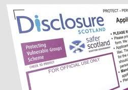 Cartoon image of Disclosure PVG form