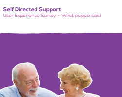 Self Directed Support User Experience Survey 2016 – What people said