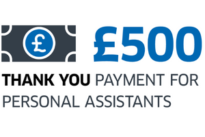 Thousands of Personal Assistants receive thank you payment